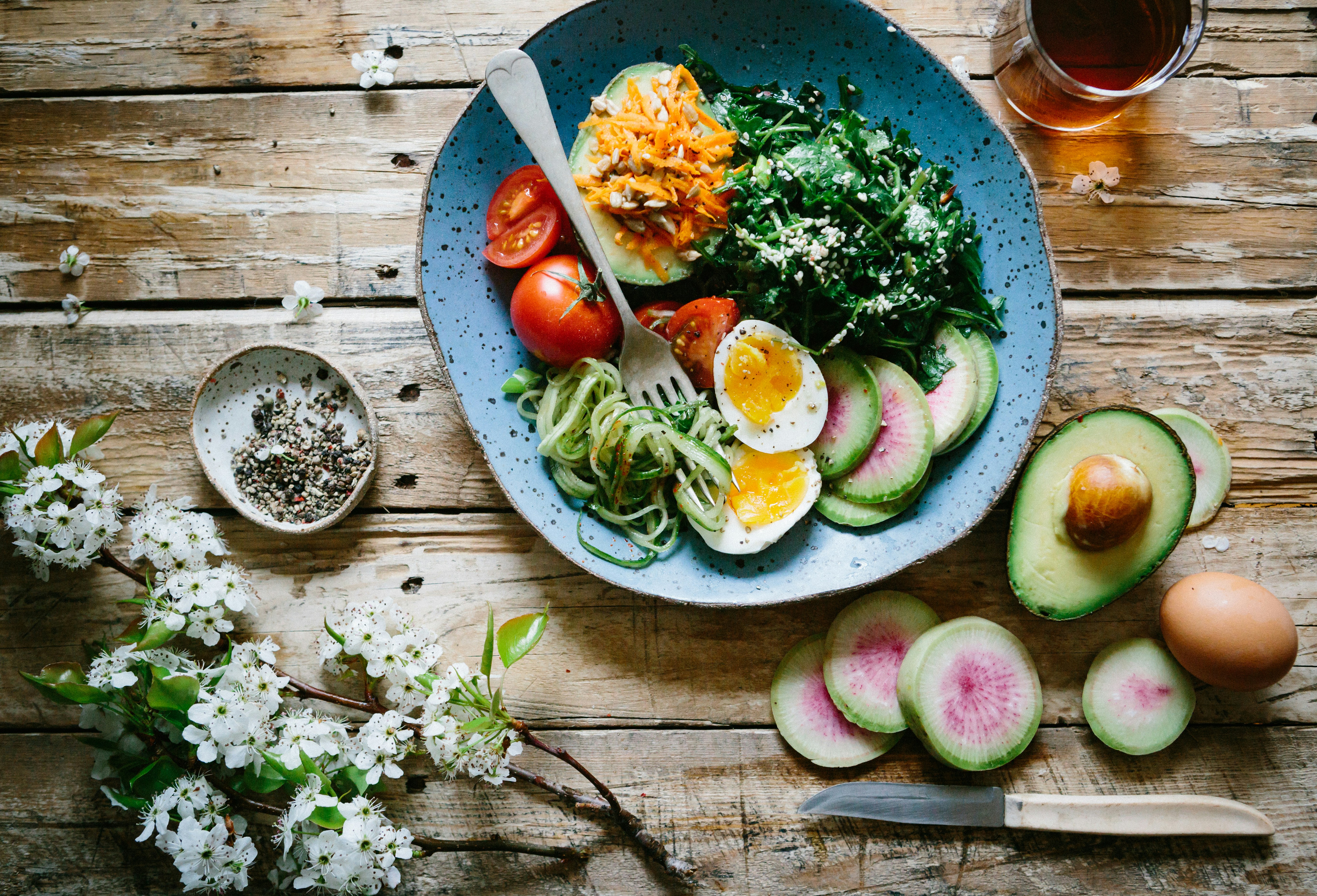 Healthy meal on a table